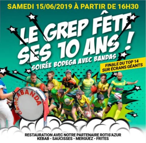 15 JUIN 2019 – LE GREP FETE SES 10 ANS